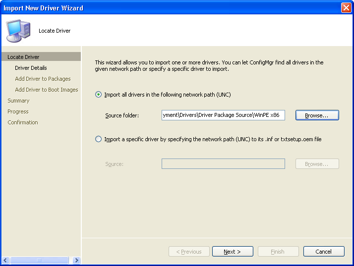 Hp driver packages sccm